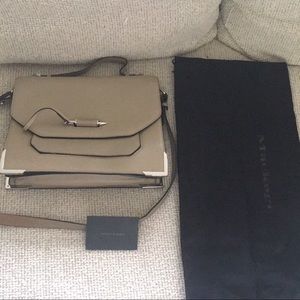 Mackage Keeley Pebbled Leather Satchel